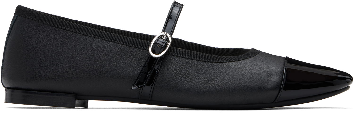 Kläder Repetto Repetto Georgiana Mary-Jane Ballerina Flats Svart | V4222VVE, 0