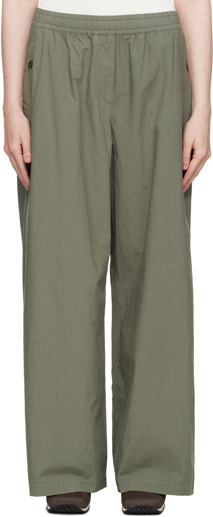 Byxor YMC YMC Miners Trousers Grön | Q4YAE