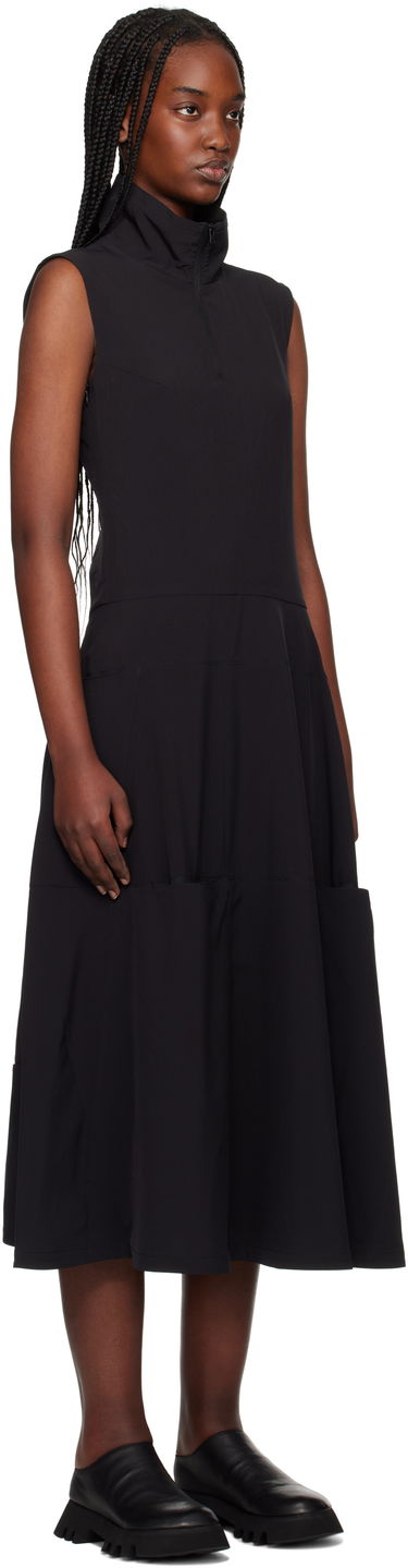 Klä Y-3 Y-3 Half-Zip Midi Dress Svart | JI7087, 1