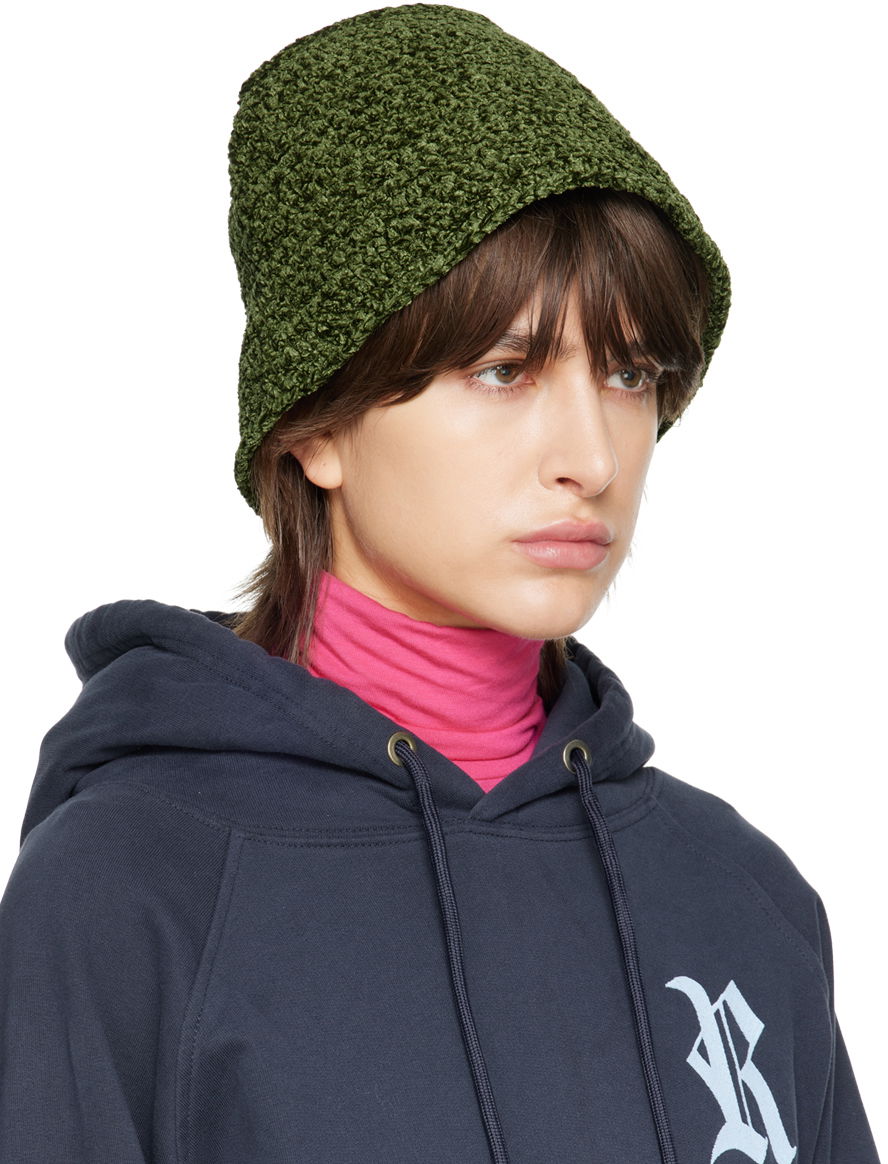 Sweatshirt BY FAR Fuzzy Bucket Hat Grön | 23CRROBMLGCHEN, 1