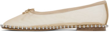 Kläder Alexander Wang Alexander Wang Lina Ballchain Ballerina Flats Beige | 30125F046, 2