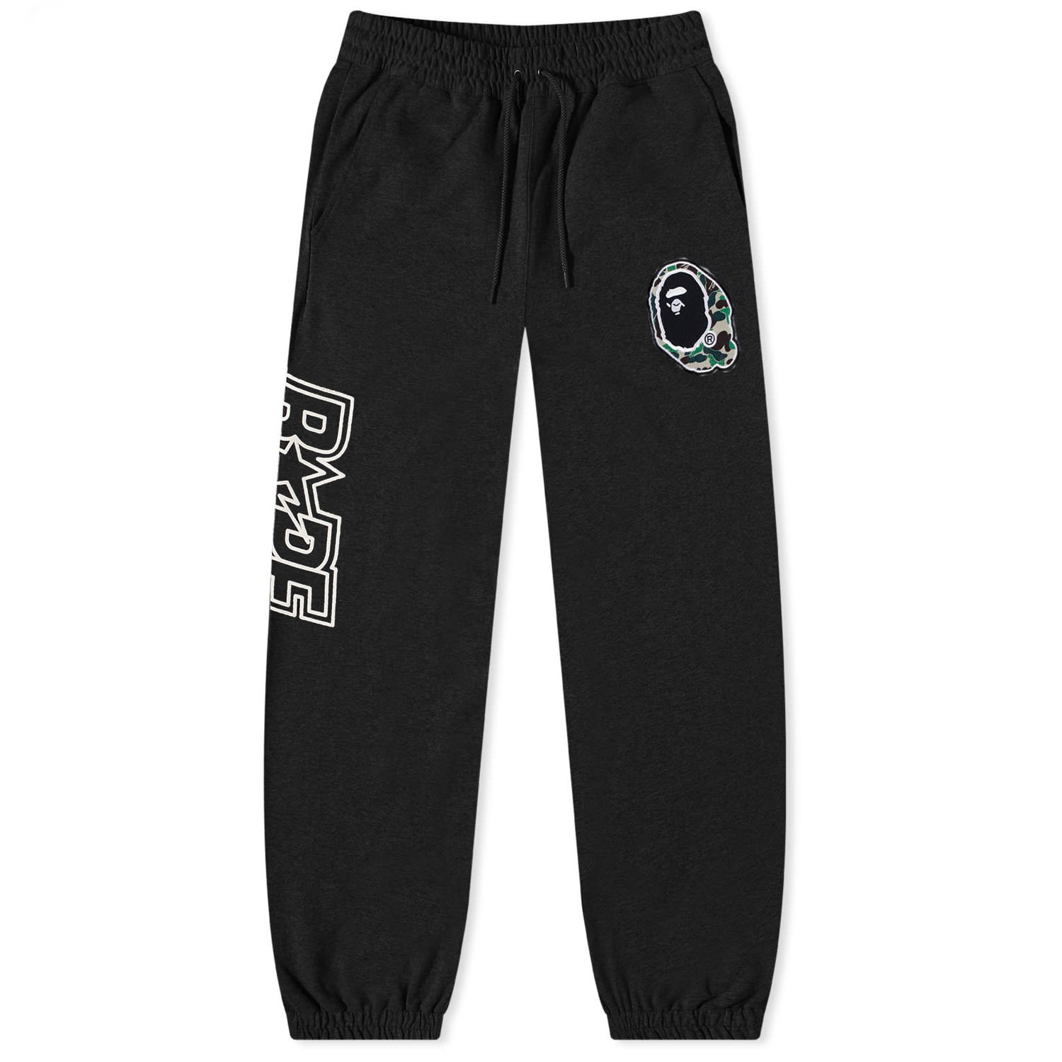 Träningsbyxor BAPE Patchwork Sweat Pant Black Svart | 001PTJ301007M-BLK, 0