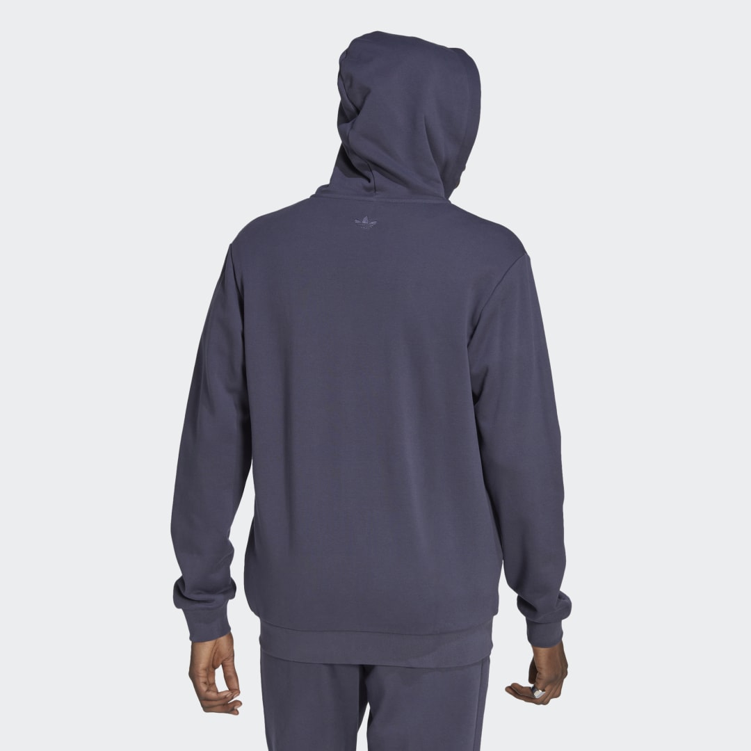 Sweatshirt adidas Originals Embroidered Zip Mörkblå | IA3937, 1