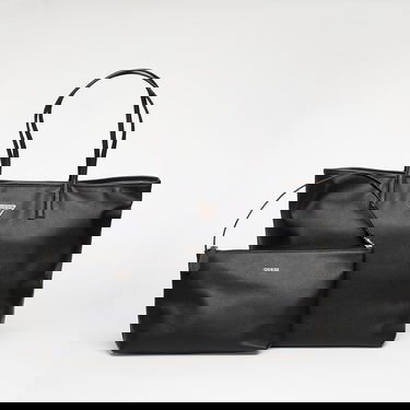 Tygpåse GUESS GUESS Eco Victtoria Large 2-in-1 Tote Svart | HWEVG951429-BLA, 4