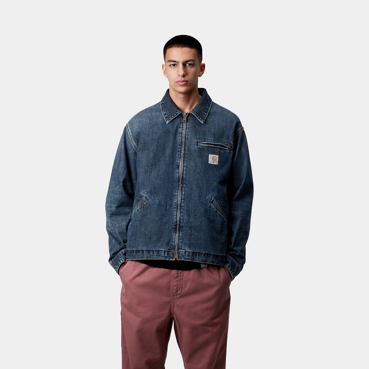 Jacka Carhartt WIP Carhartt WIP OG Detroit Jacket Blå | I034870_9, 0