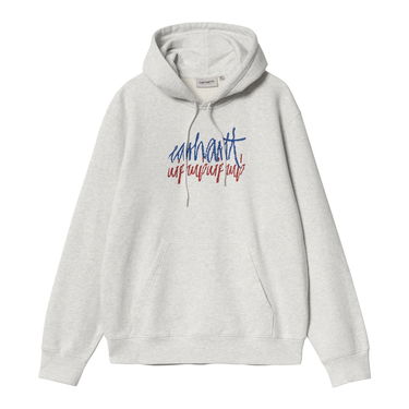 Sweatshirt Carhartt WIP Hooded Sweatshirt Stereo Grå | I033624_9, 4