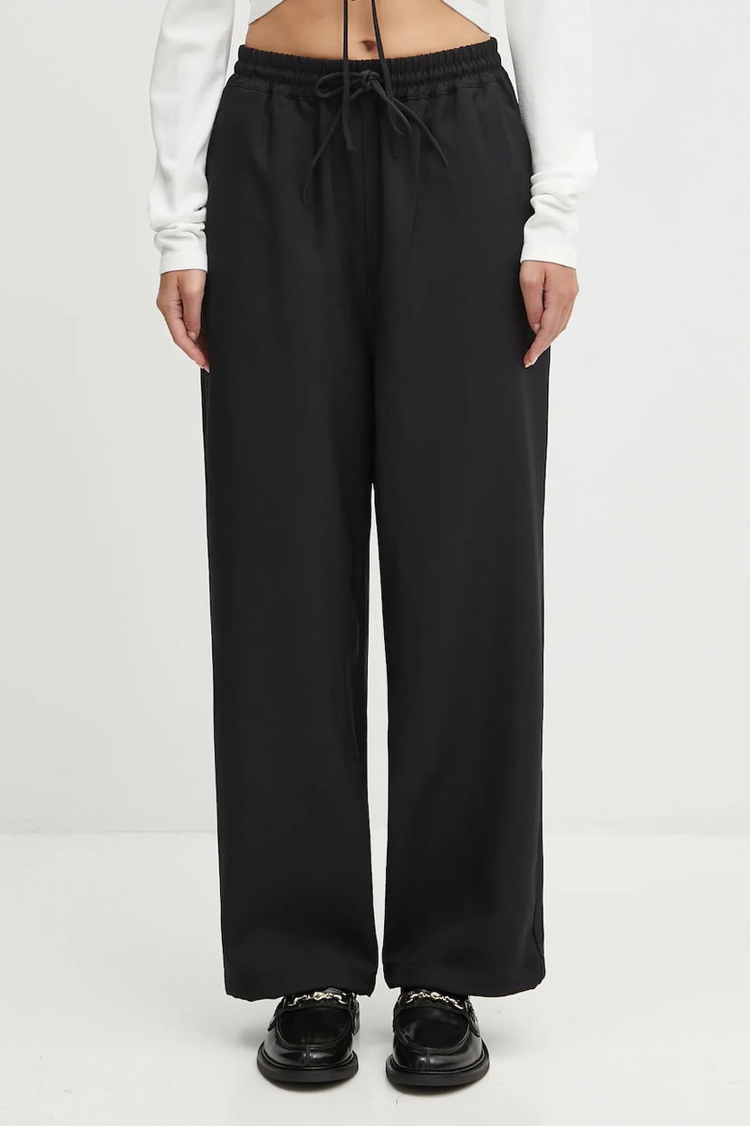 Byxor Y-3 Y-3 3S Track High-Waist Wide-Leg Pants Svart | JV6772