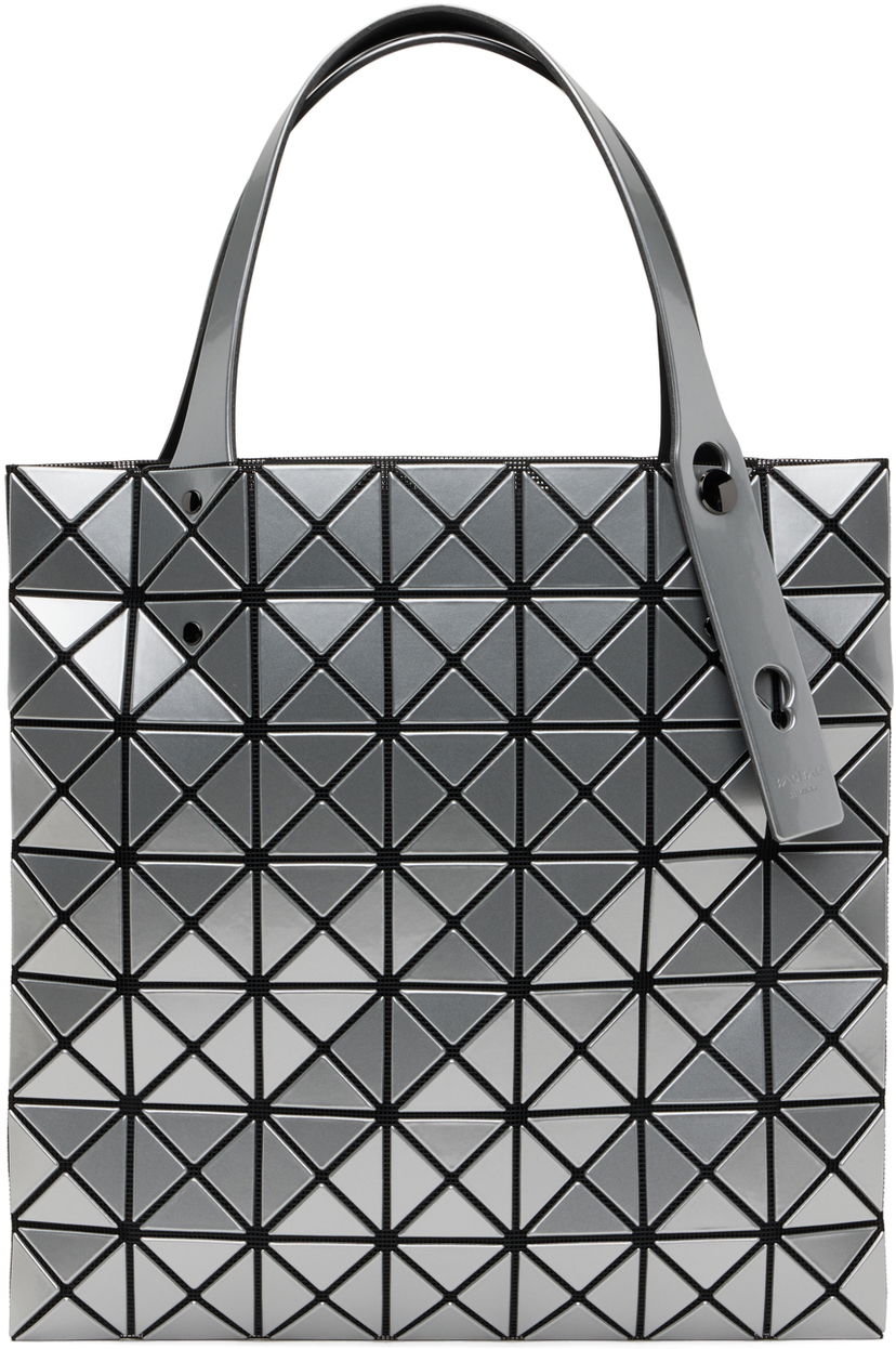 Tygpåse BAO BAO ISSEY MIYAKE Geometric Pattern Tote Bag Grå | BB48AG047