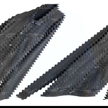 Jacka Rick Owens DRKSHDW Denim Overshirt, Size Large Blå | DU02E7752-DGY-58, 1