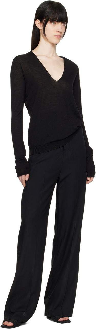 Byxor Rick Owens Rick Owens Hollywood Mastadon Trousers Svart | RP01E7352 WG, 3