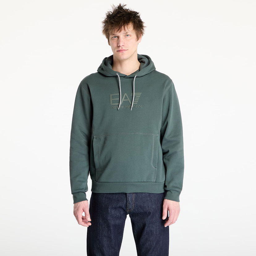 Sweatshirt Emporio Armani EA7 Emporio Armani Train Visibility Hoodie Grön | 7M000240AF10377U8109