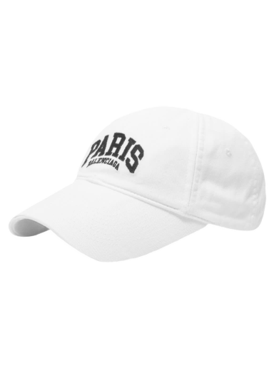 Keps Balenciaga Paris Logo Cap Vit | 680748-410B2-9060