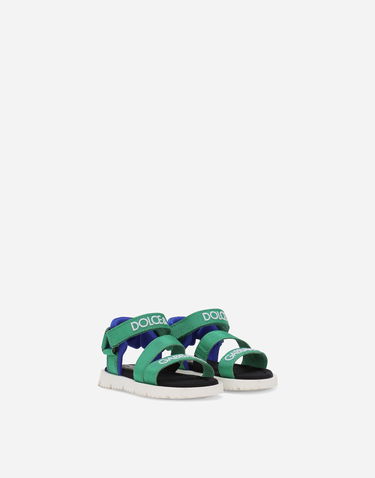 Sneakers och skor Dolce & Gabbana Dolce & Gabbana Gros-grain First Steps Sandals Flerfärgad | DL0076AB0288I679, 1