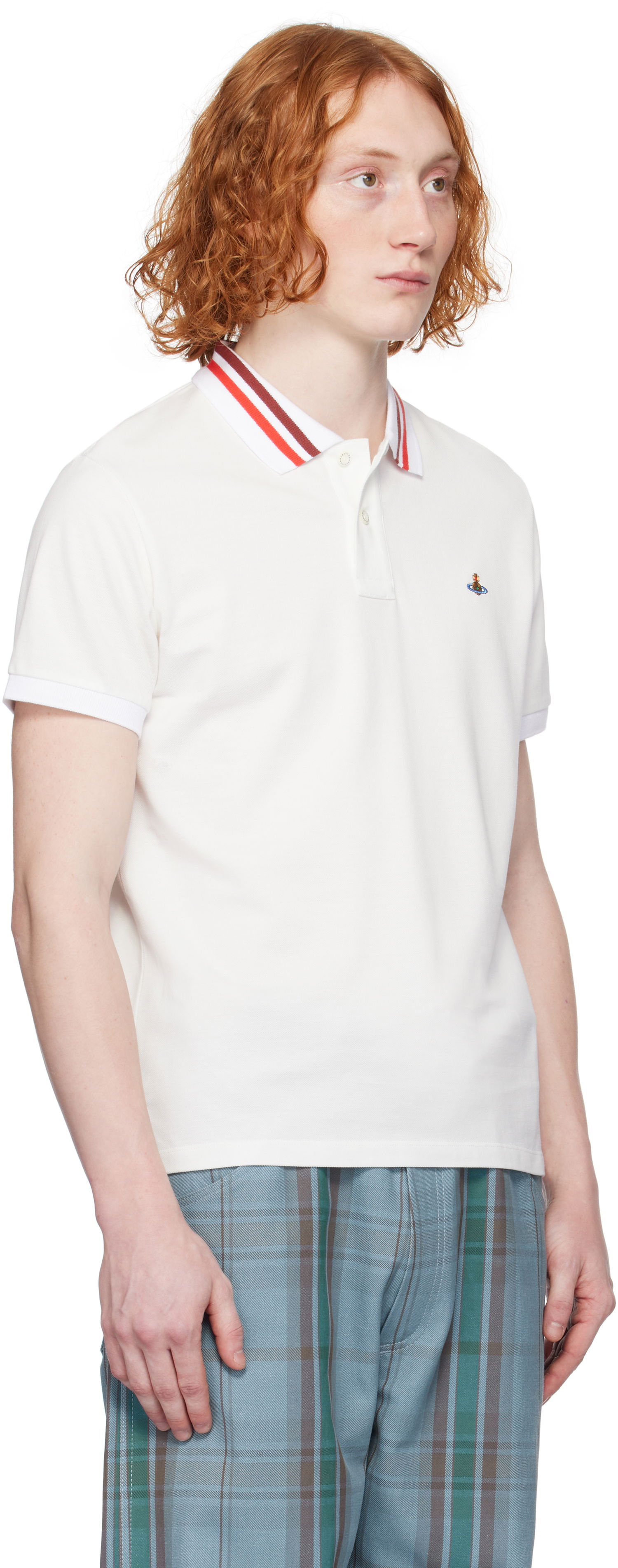 Polotröja Vivienne Westwood Classic Polo Tee Vit | 2H01000I-J0009-, 1