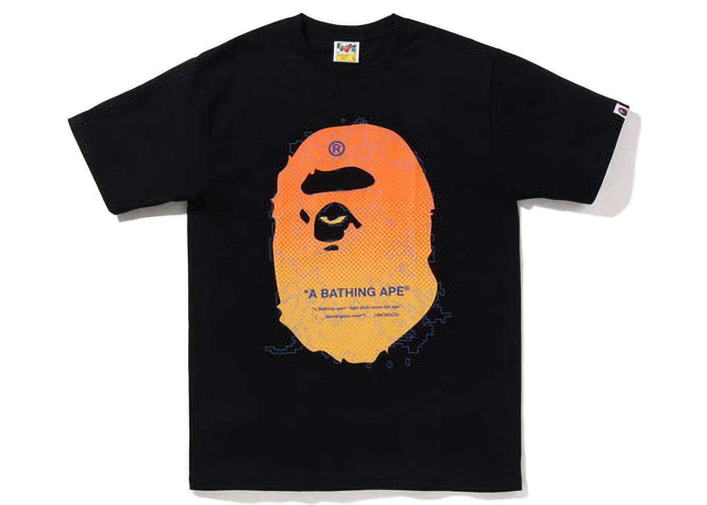 T-shirt BAPE Big Ape Head Digital Mosaic Tee Svart | 1I80-110-064, 0