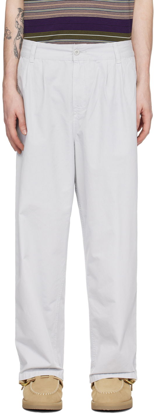 Byxor Carhartt WIP Colston Trousers Grå | I031514