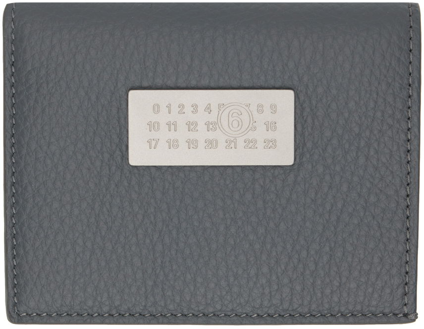 Plånbok Maison Margiela MM6 Numeric Wallet Grå | SA5UI0015 P5691, 0