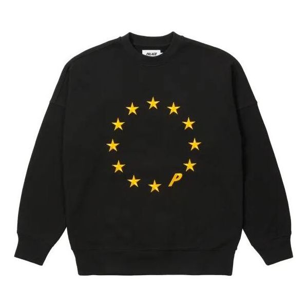 Sweatshirt Palace Palace Eu-Don Crew Sweatshirt Svart | P21CS052
