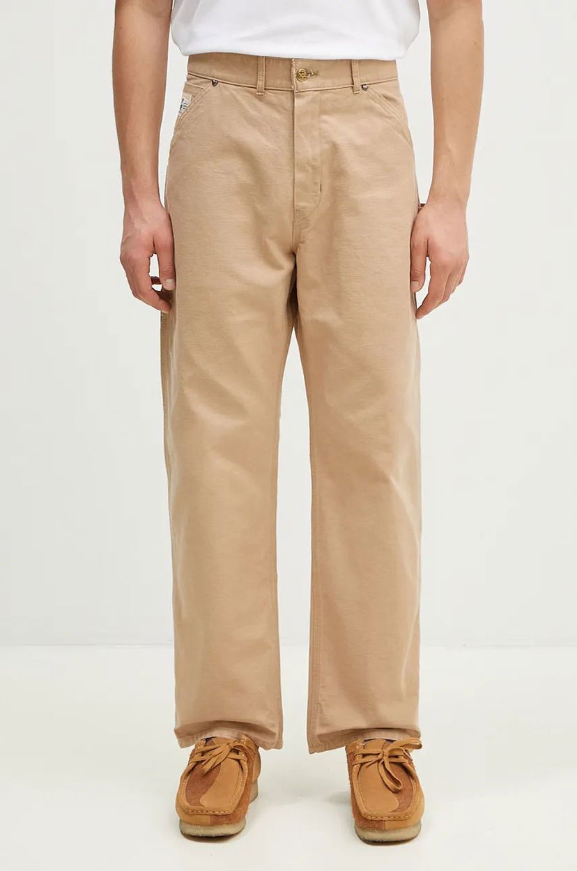 Cargo byxor Human Made Human Made Washed Duck Work Pants Beige | HM28PT011