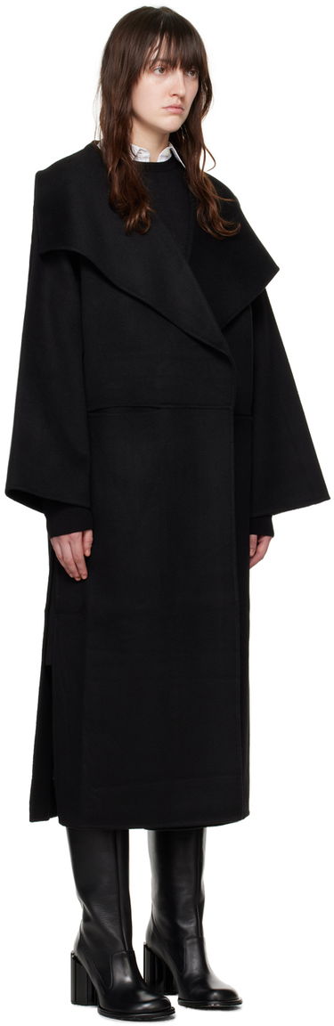 Rockar TOTEME Signature Wool Oversized Coat Svart | 211-110-717, 1
