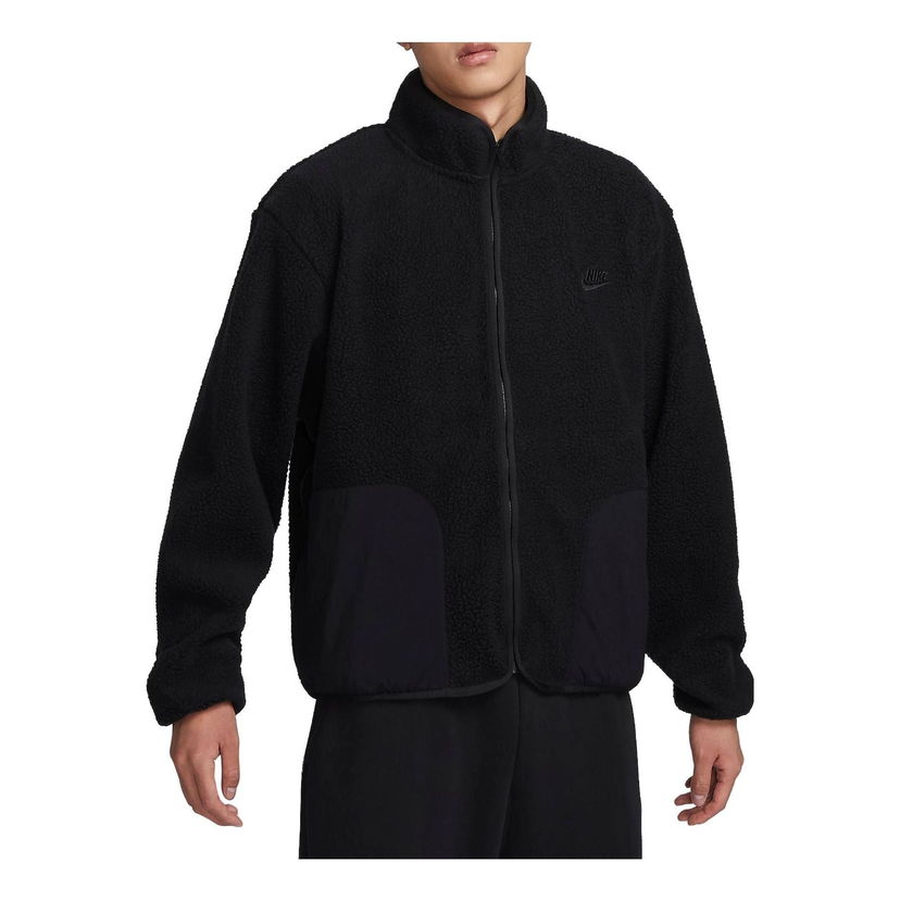 Sweatshirt Nike Club Winterized Fleece Jacket Svart | FB8387-010