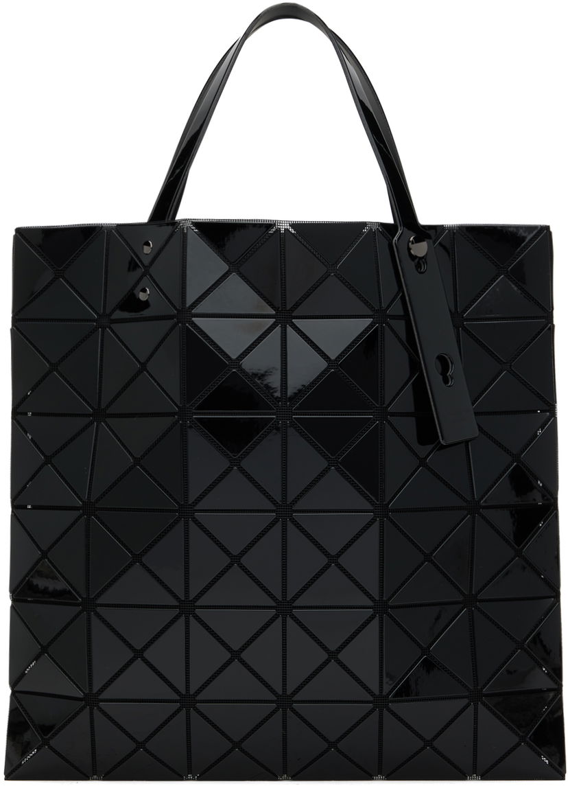 Tygpåse BAO BAO ISSEY MIYAKE Geometric Pattern Tote Bag Svart | BB48AG053
