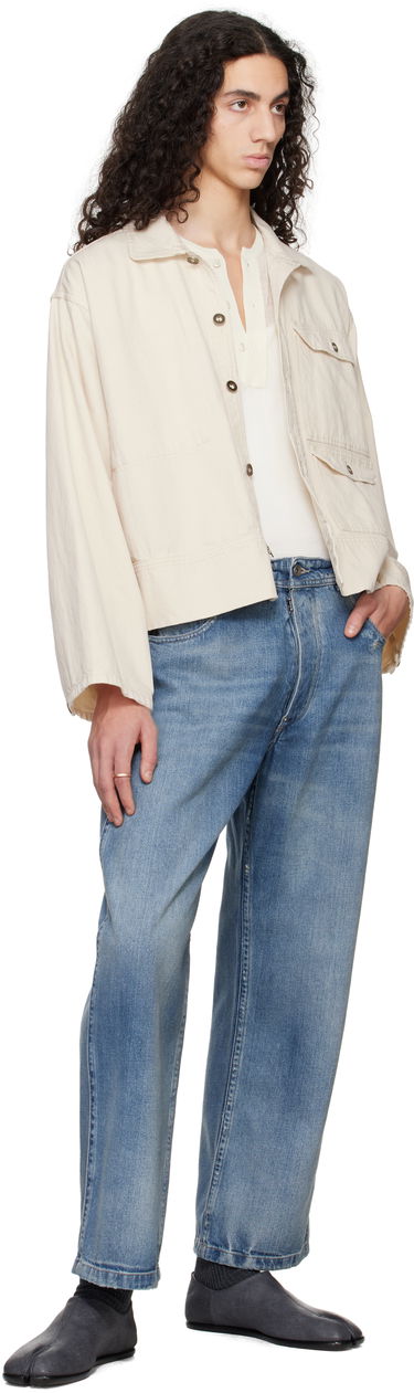Jeans Maison Margiela Maison Margiela Distressed Jeans Blå | S50LA0240 S30383, 3