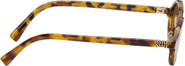 Solglasögon Miu Miu Miu Regard Tortoiseshell Round Sunglasses Brun | 0MU 04ZS 8056262145609, 1