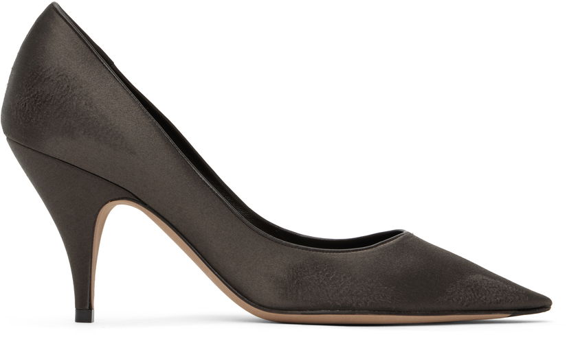 Sneakers och skor The Row The Row Liisa Satin Heels Grå | F1544-W326