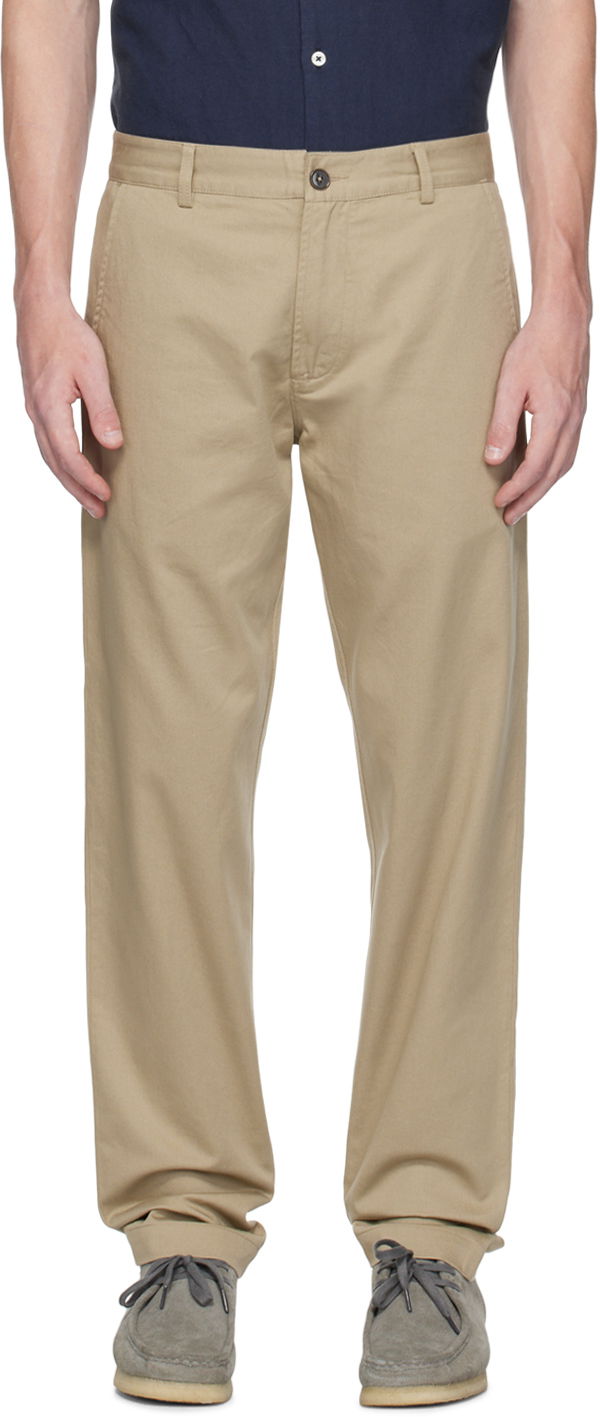 Byxor Universal Works Universal Works Aston Trousers Beige | 00130