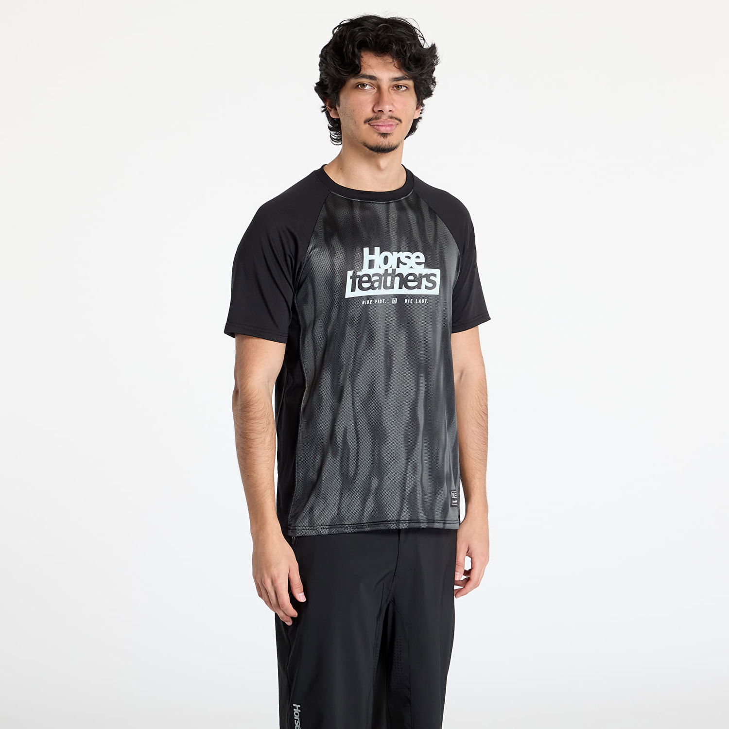 T-shirt Horsefeathers Horsefeathers Spike Bike Jersey Svart | TM067B, 0