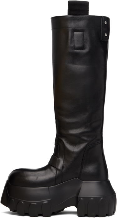 Sneakers och skor Rick Owens Rick Owens Concordians Mega Tractor Tall Boots Svart | RU02E1870 LGE, 2