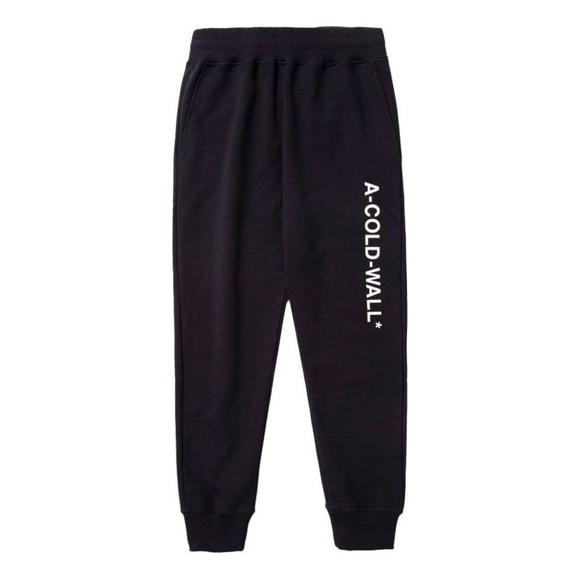 Träningsbyxor A-COLD-WALL* Essential Logo Sweatpants Svart | ACWMB096-BLACK