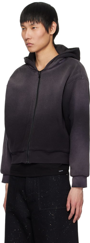 Sweatshirt 1017 ALYX 9SM Alyx Garment Dyed Reversible Zip Up Hoodie Svart | AAMSW0241FA01, 3