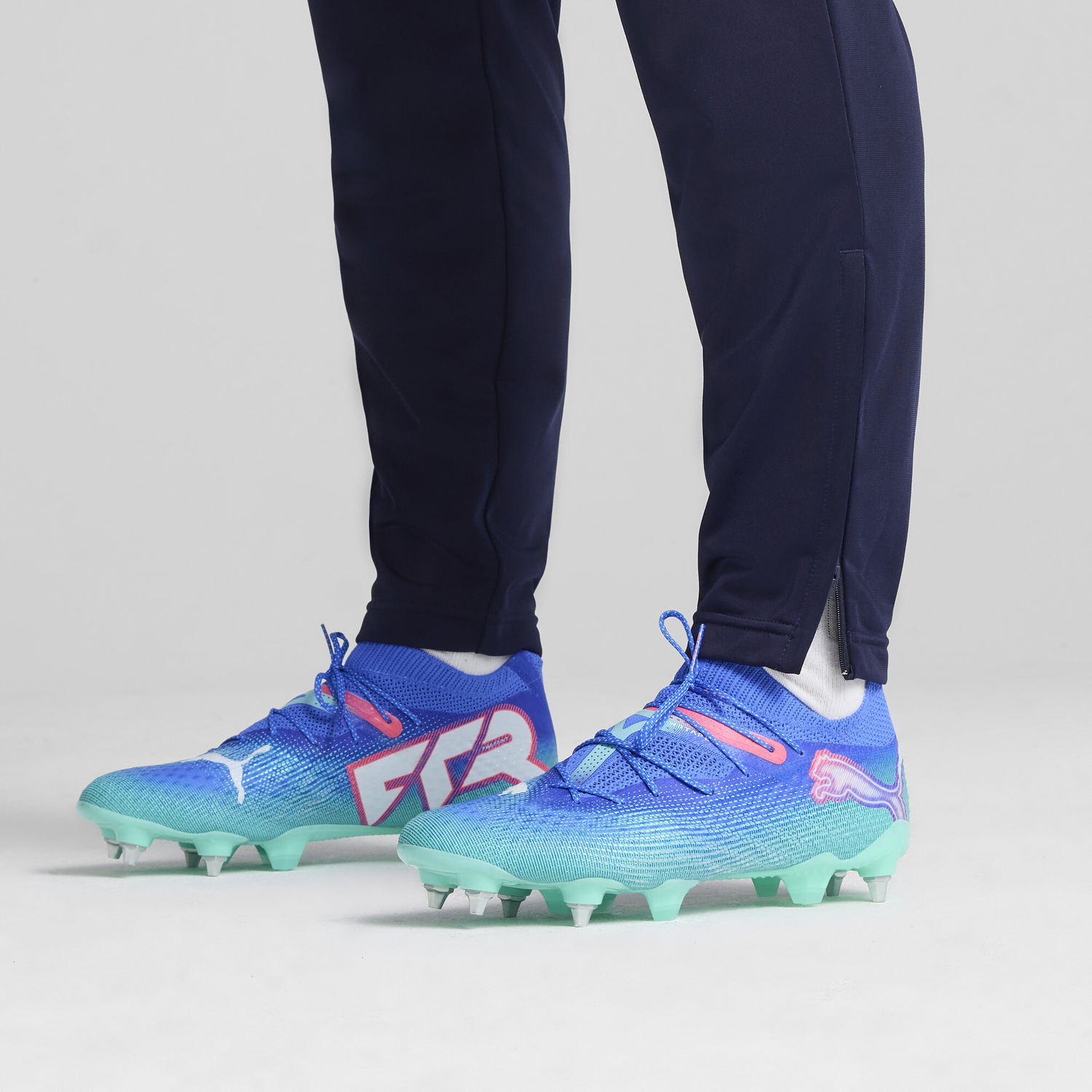 Sneakers och skor Puma FUTURE 7 ULTIMATE MxSG Soccer Cleats Blå | 107918_01, 1