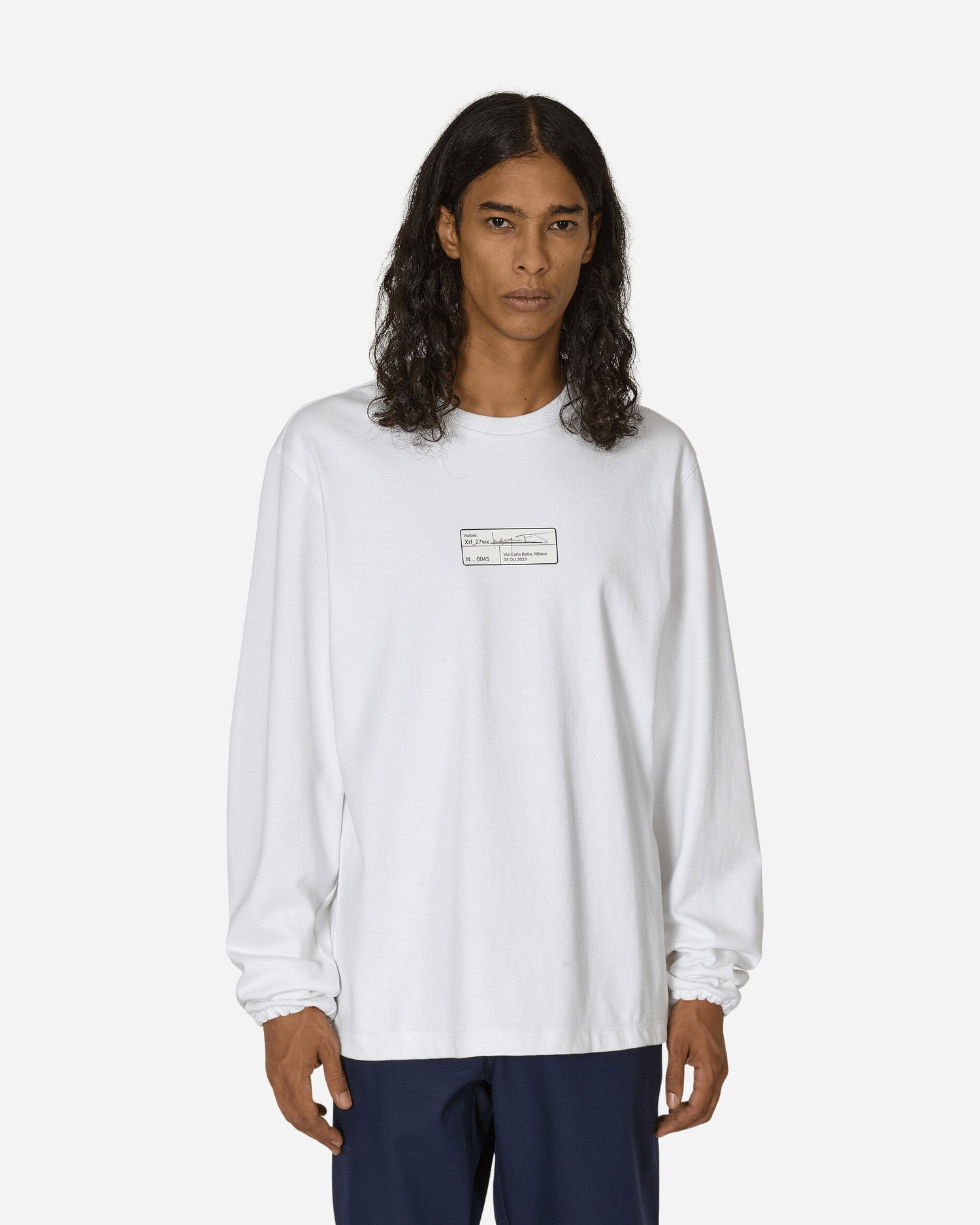 T-shirt GR10K Incognito 8Oz Longsleeve T-Shirt White Vit | AG023037EB 21, 1