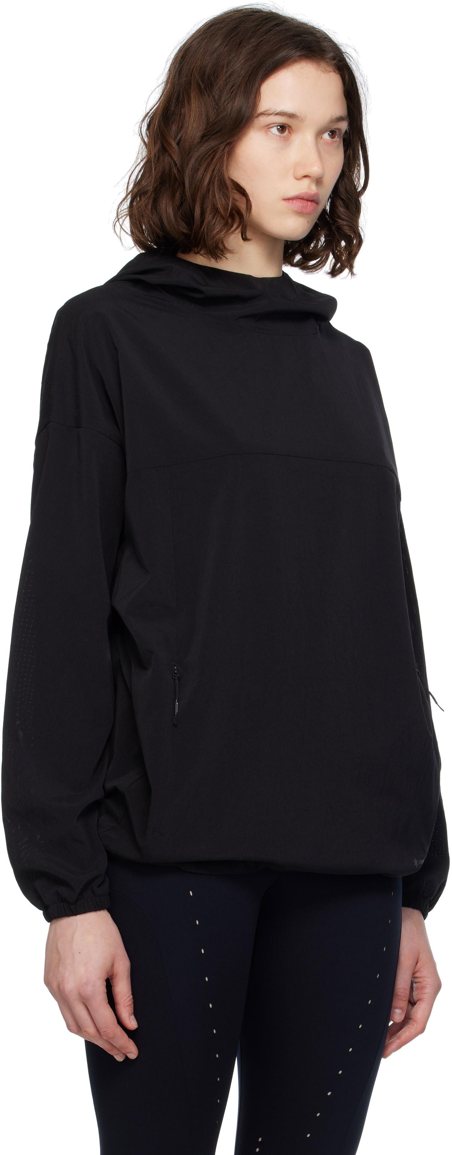 Vindjacka Snow Peak Snow Peak Breathable Quick Dry Anorak Svart | JK-25SU015, 1