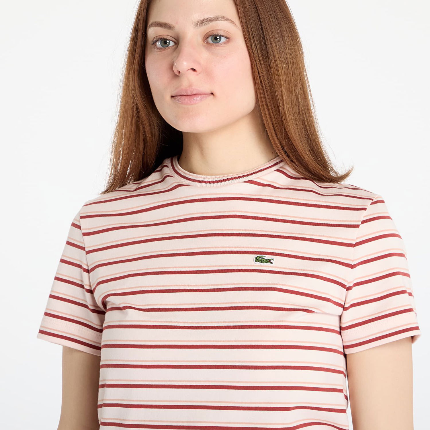T-shirt Lacoste LACOSTE Striped T-Shirt Rosa | TF0352 FYI, 1