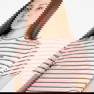 T-shirt Lacoste LACOSTE Striped T-Shirt Rosa | TF0352 FYI, 1