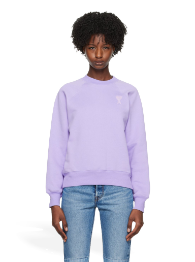 Sweatshirt AMI SSENSE x Sweatshirt Purpur | SPUSW004.747.507