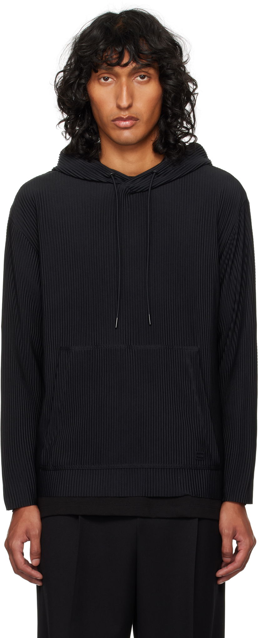 Sweatshirt BOSS Jersey Hoodie Svart | 50522131
