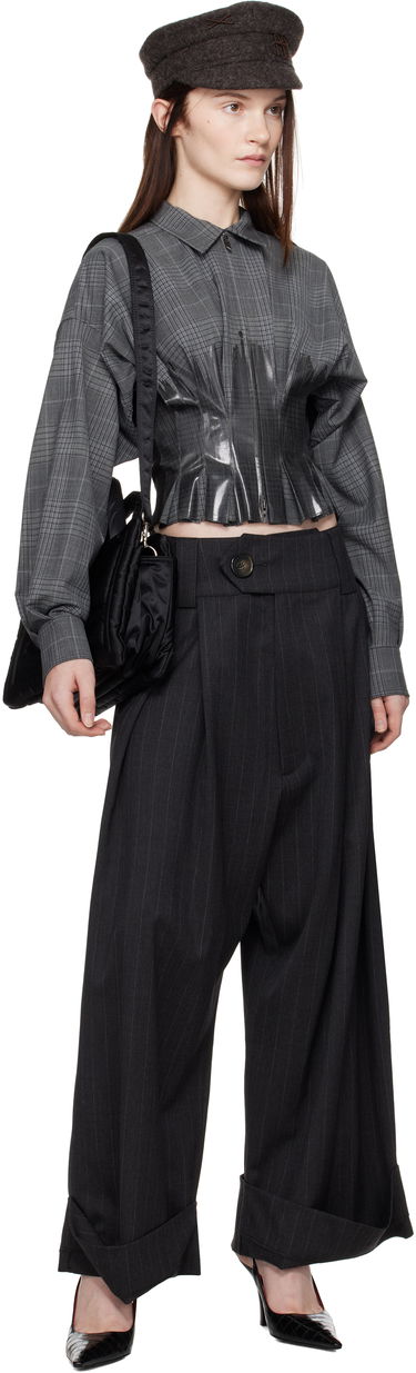 Tygpåse Vivienne Westwood Small Quilted Orb Tote Bag Svart | 4D030003U-W011M-, 3