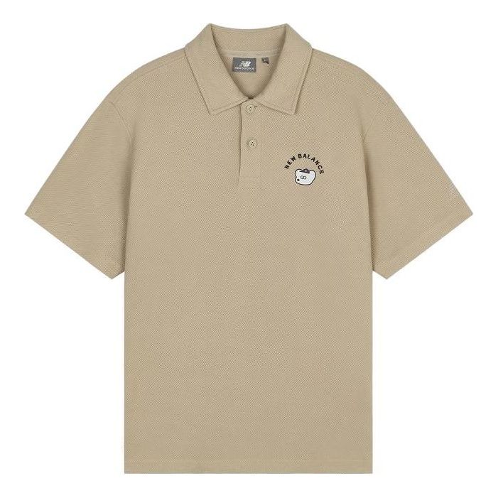 Polotröja New Balance SEIJI ANDY Polo Shirt Beige | 5FD26231-LBE