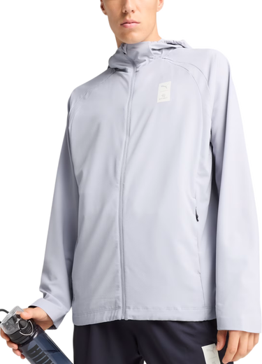 Vindjacka Puma Puma x Saysky Hooded Running Jacket Grå | 526842-71, 0