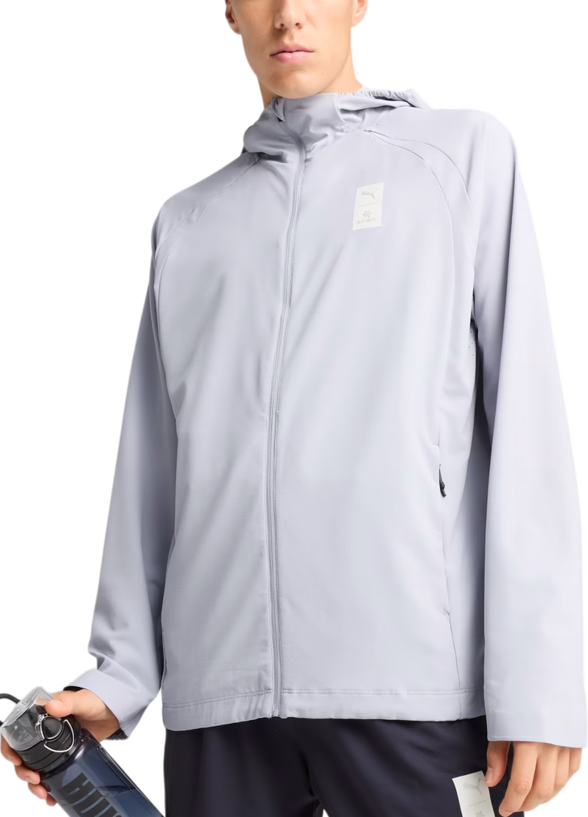 Vindjacka Puma Puma x Saysky Hooded Running Jacket Grå | 526842-71