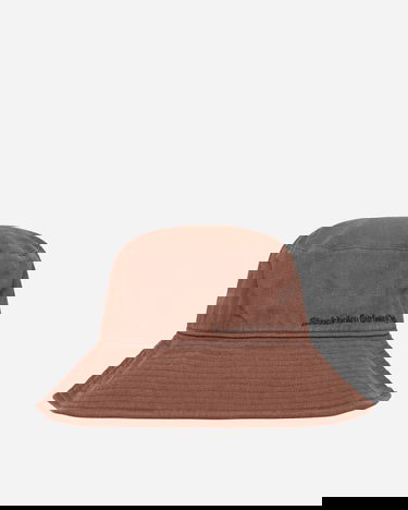 Hatt Stockholm (Surfboard) Club Embroidered Logo Bucket Hat Brun | BU7B30 1, 3