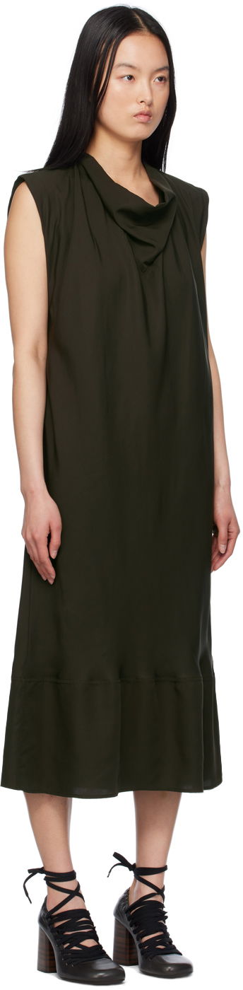 Klä LEMAIRE Midi Dress Grön | DR1055 LF1126, 1