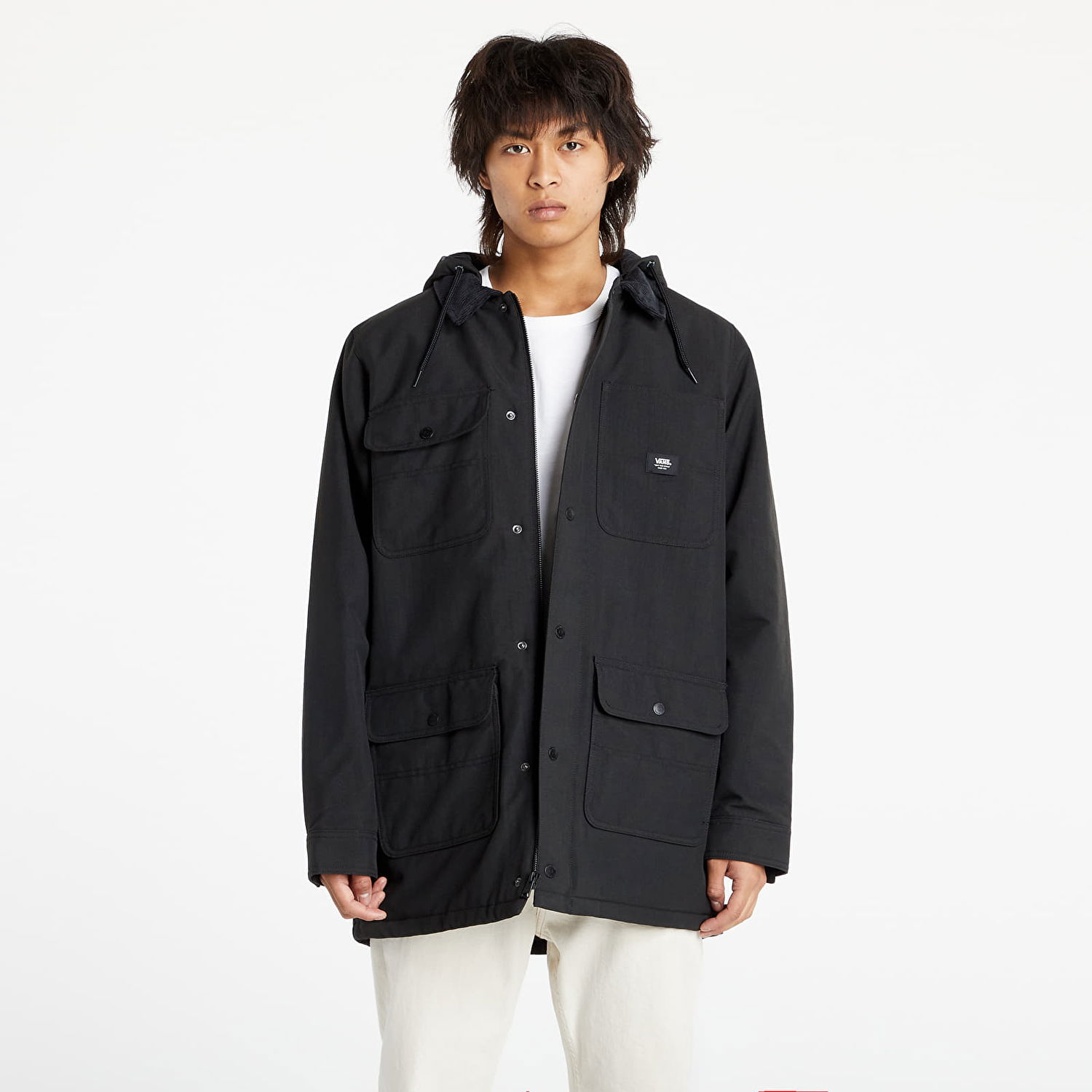 Rockar Vans Drill Chore Coat Long Mte-1 Svart | VN0A5FP9BLK1, 0