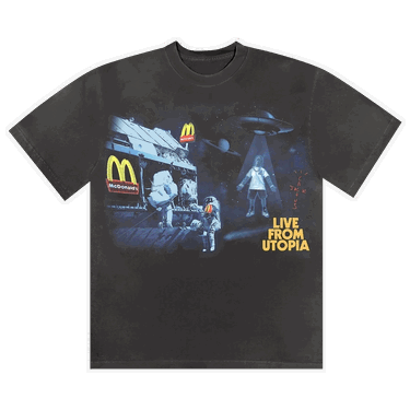 T-shirt Cactus Jack by Travis Scott McDonald's x Live From Utopia T-Shirt Svart | CJMD SS38 BLAC, 0