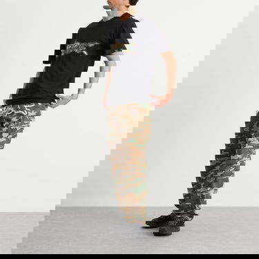 T-shirt BBC IceCream ICECREAM Woodland Camo Running Dog Graphic Tee, Large Svart | IC25380-BLK, 4